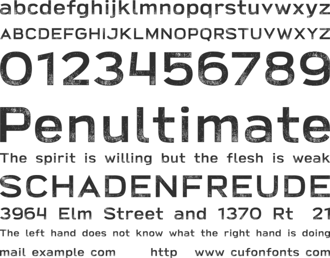 Broadwell-Personal-Use-Only font preview
