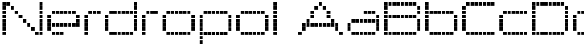 Nerdropol font download