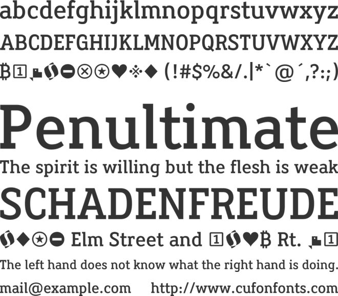Biotrip Serif font preview