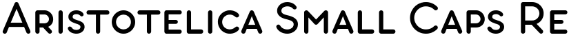 Aristotelica Small Caps Regular font