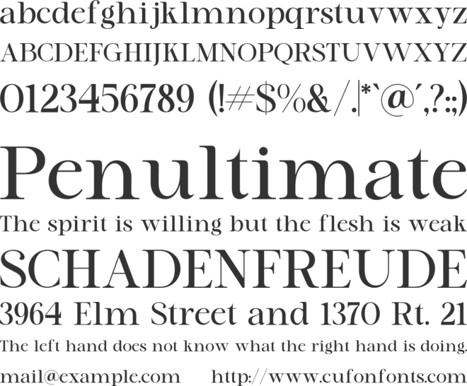 Marquise Royale font preview