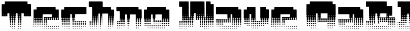 Techno Wave font