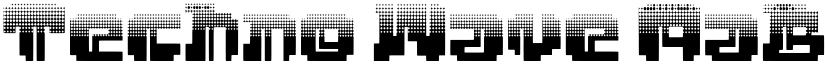 Techno Wave font
