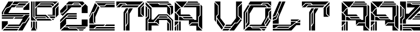 Spectra Volt font