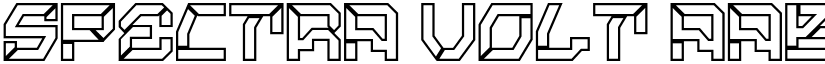 Spectra Volt font