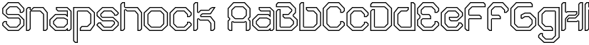 Snapshock font
