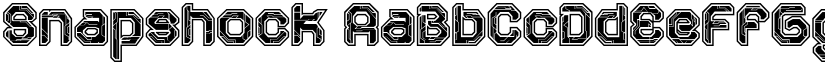 Snapshock font