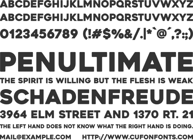 Heavitas font preview