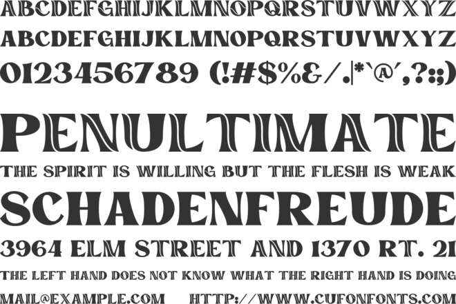 Kruela font preview