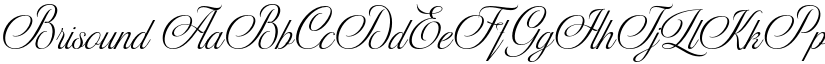 Brisound font
