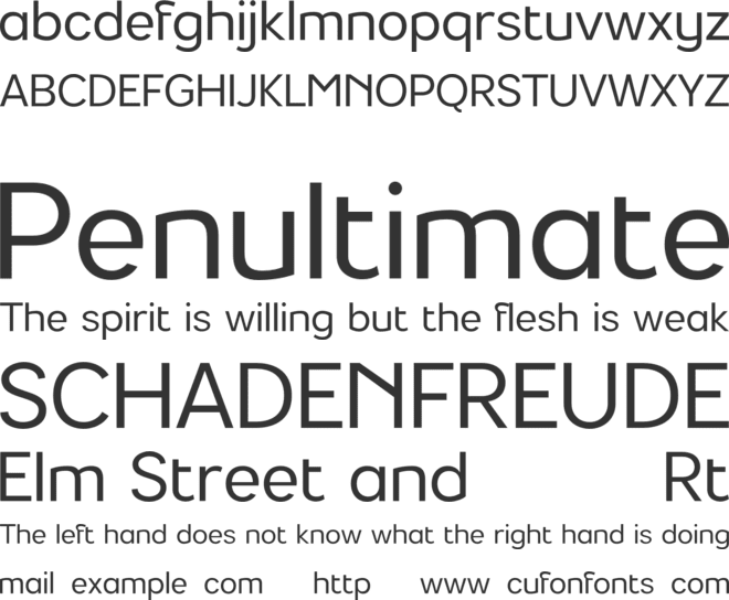 Luma Prime font preview