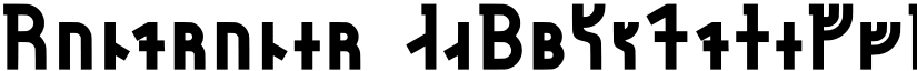 Rundruner font