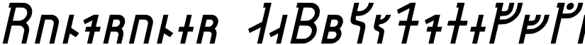 Rundruner font