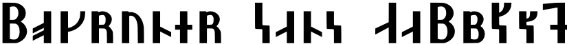 Bokruner Sans font