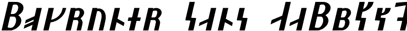 Bokruner Sans font