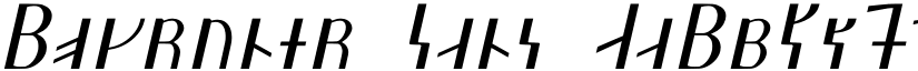 Bokruner Sans font
