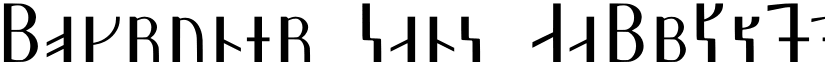 Bokruner Sans font