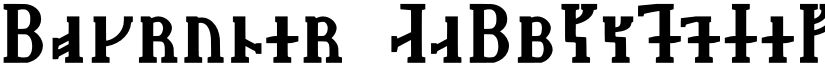 Bokruner font