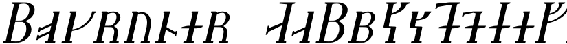 Bokruner font
