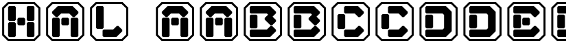 HAL font