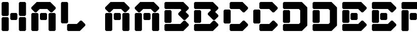 HAL font
