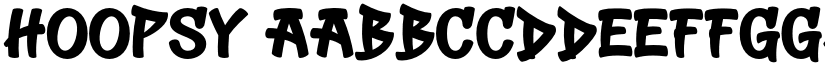 Hoopsy font