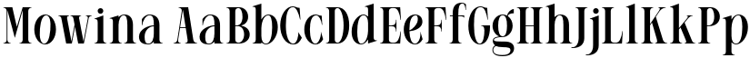 Mowina font download