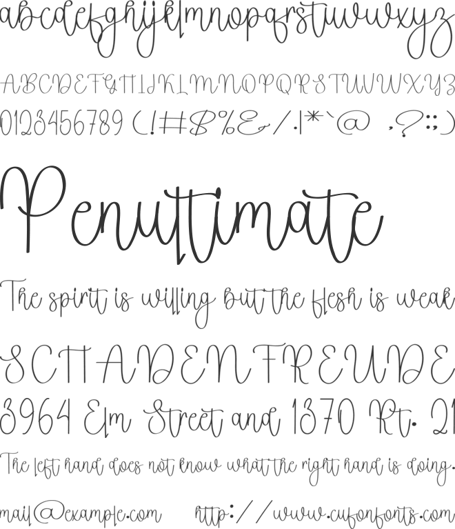 Dragonboy font preview