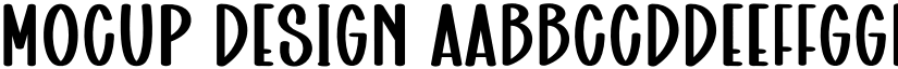 Mocup Design font