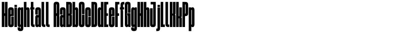 Heightall font download