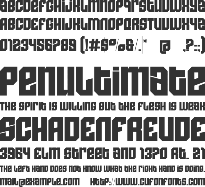 Hiyuga font preview
