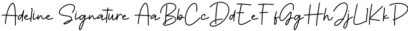 Adeline Signature font