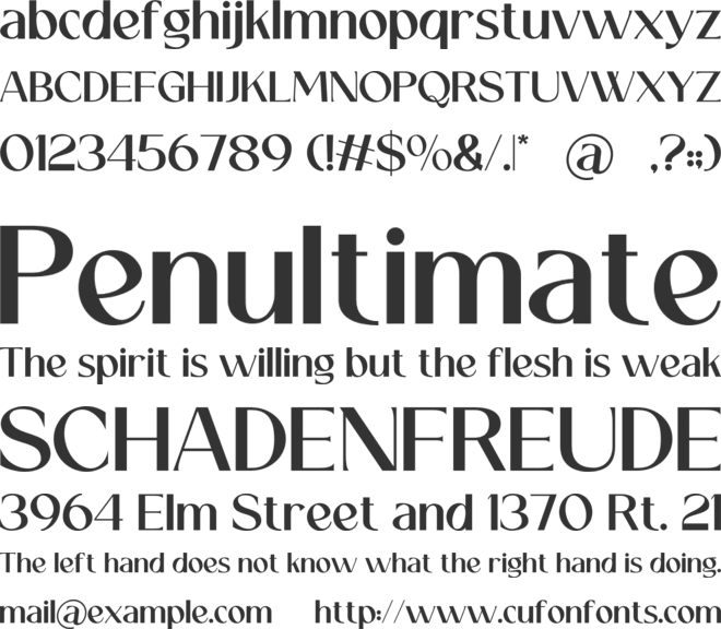 Bloom Derma font preview