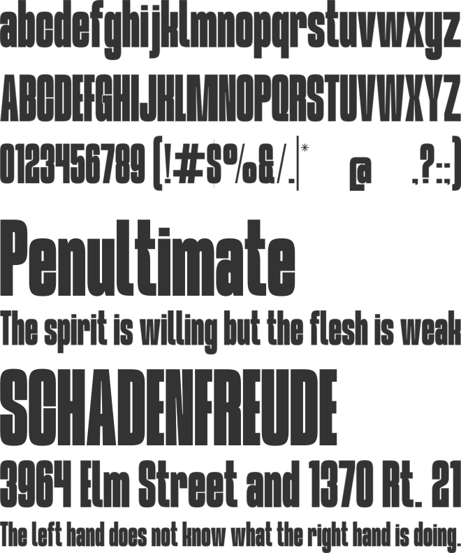 Moments font preview