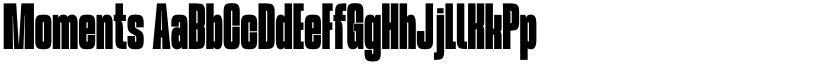 Moments font
