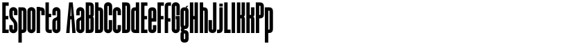 Esporta font