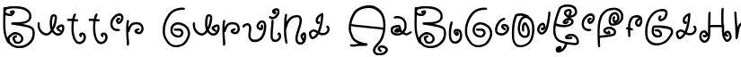 Butter Curving font download