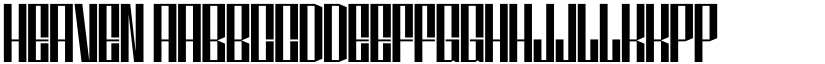 Heaven font