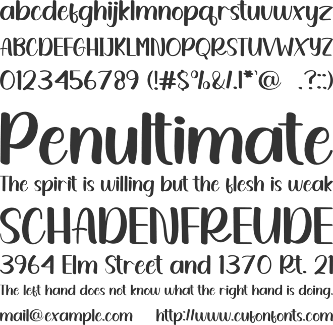 Back To Beach font preview