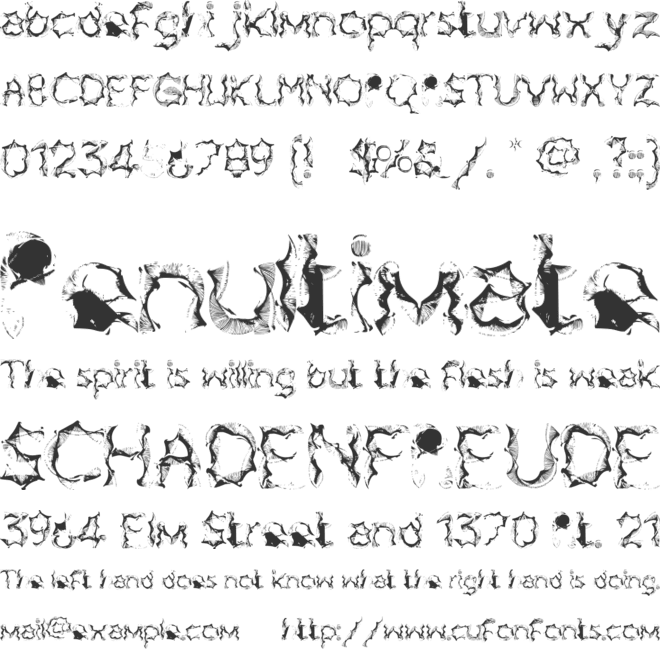 Twist of Gold (Trans) LR font preview