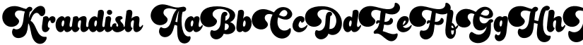 Krandish font