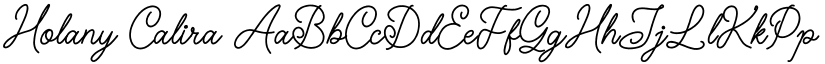 Holany Calira font download