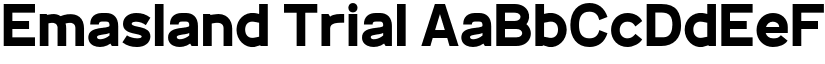 Emasland Trial font download