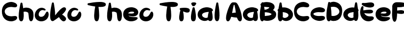 Choko Theo Trial font