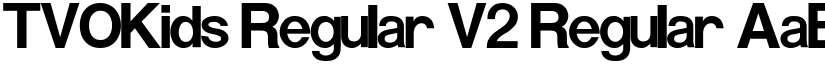 TVOKids Regular V2 font download