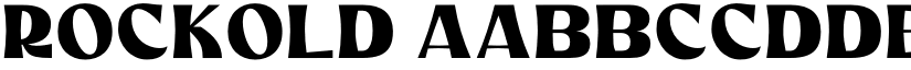 Rockold font