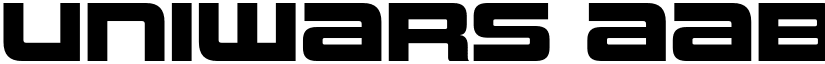 Uniwars font download