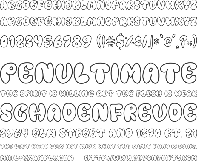 Moonveil Playful font preview