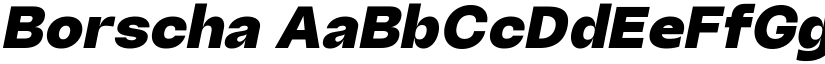Borscha font
