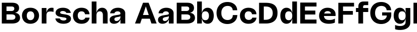Borscha font